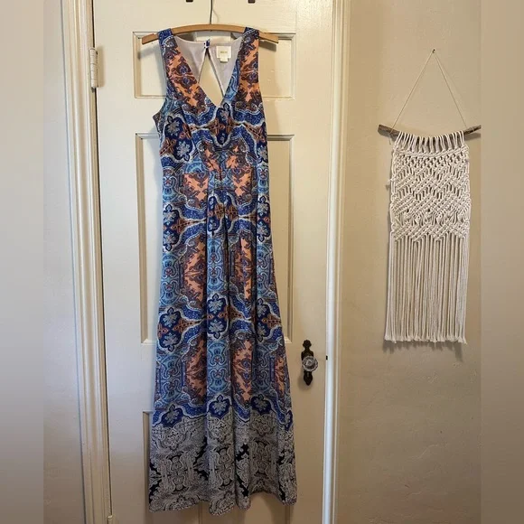 anthropologie maeve silk dress MAEVE by Anthropologie Silk Barcelona Dress Size 4